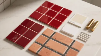 Bold Red Kitchen Tile Mood Board & Design Inspiration