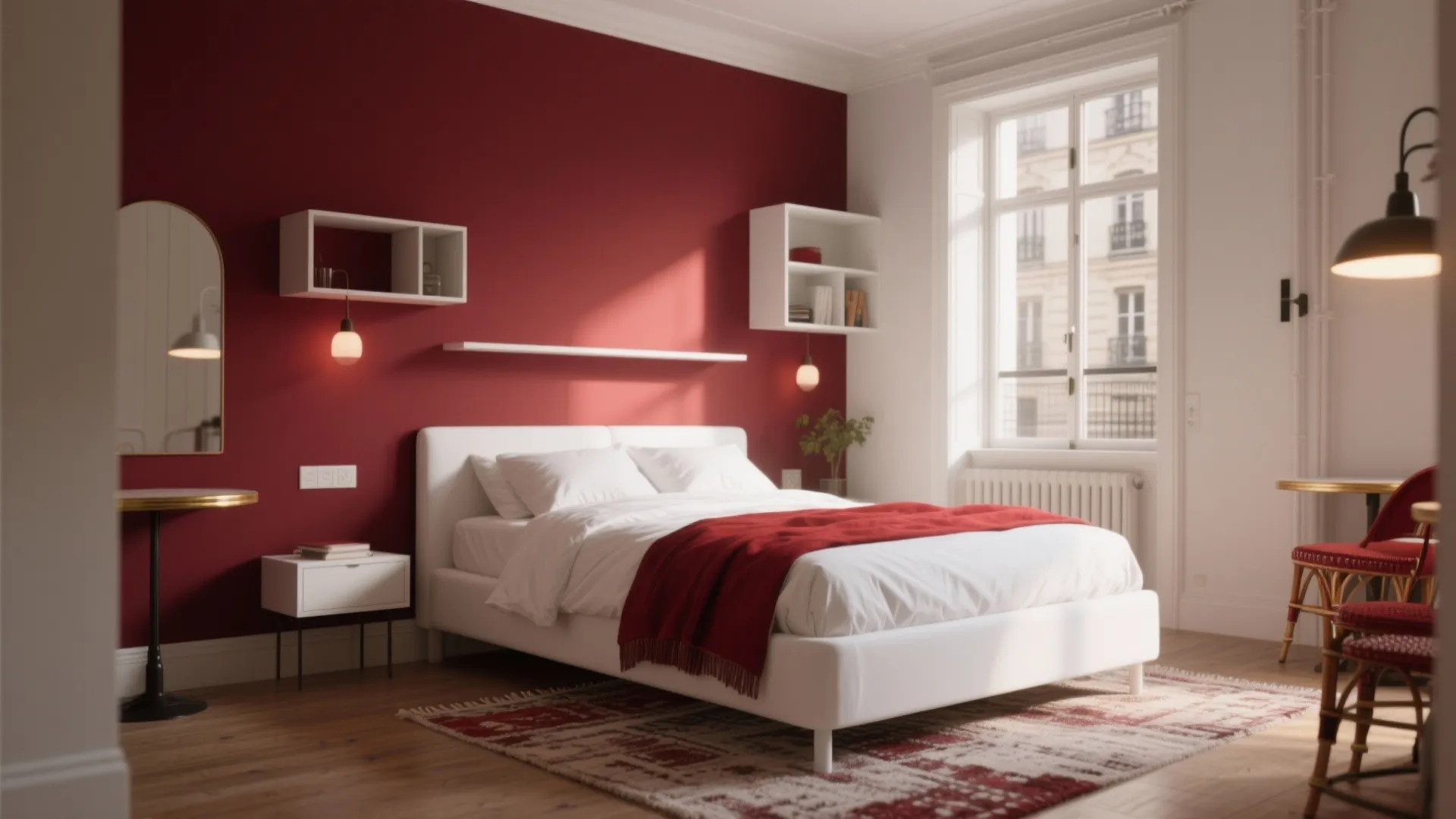 5 Red and White Bedroom Ideas: Creative small-space solutions for red and white bedrooms from a senior designer