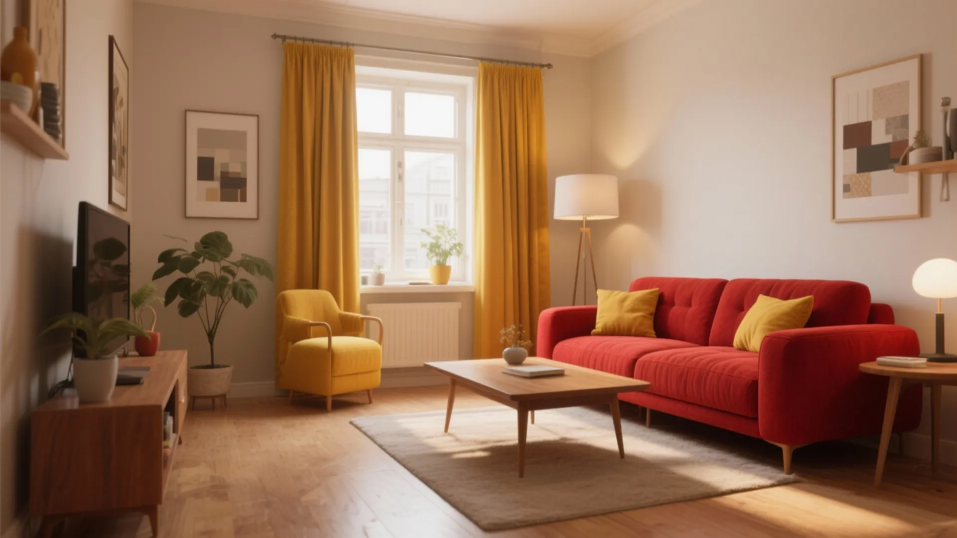 10 Red and Yellow Living Room Ideas: Creative Design Inspirations for Bold Yet Cozy Spaces