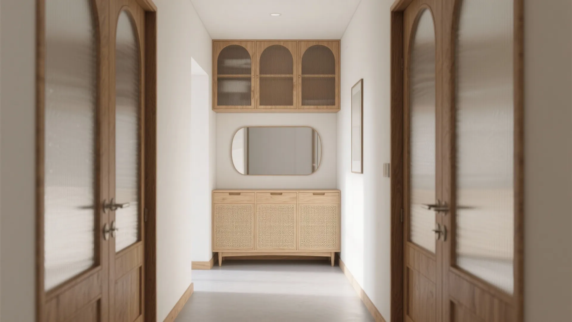 Wood + Glass (or Cane) Hybrid for Lightness