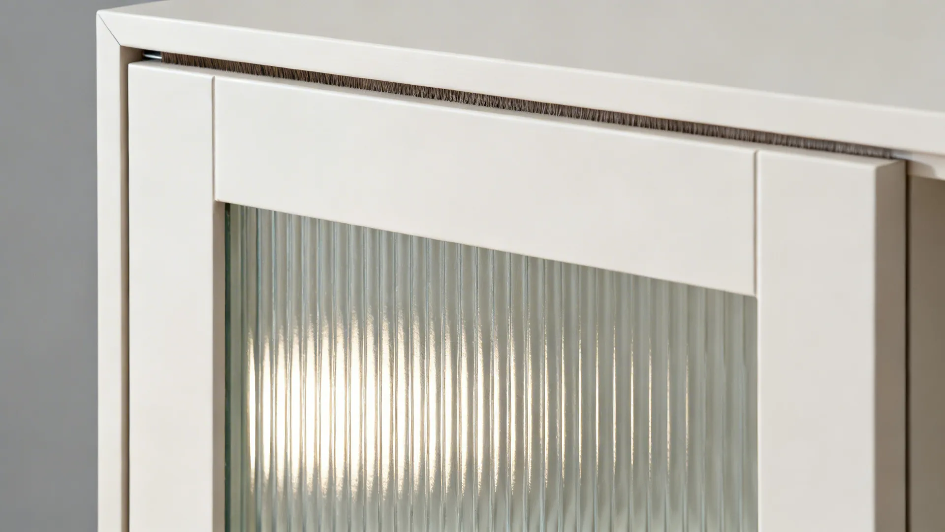 5) Hybrid Doors: Solid Frame with Glass or Reeded Center + Gap Management