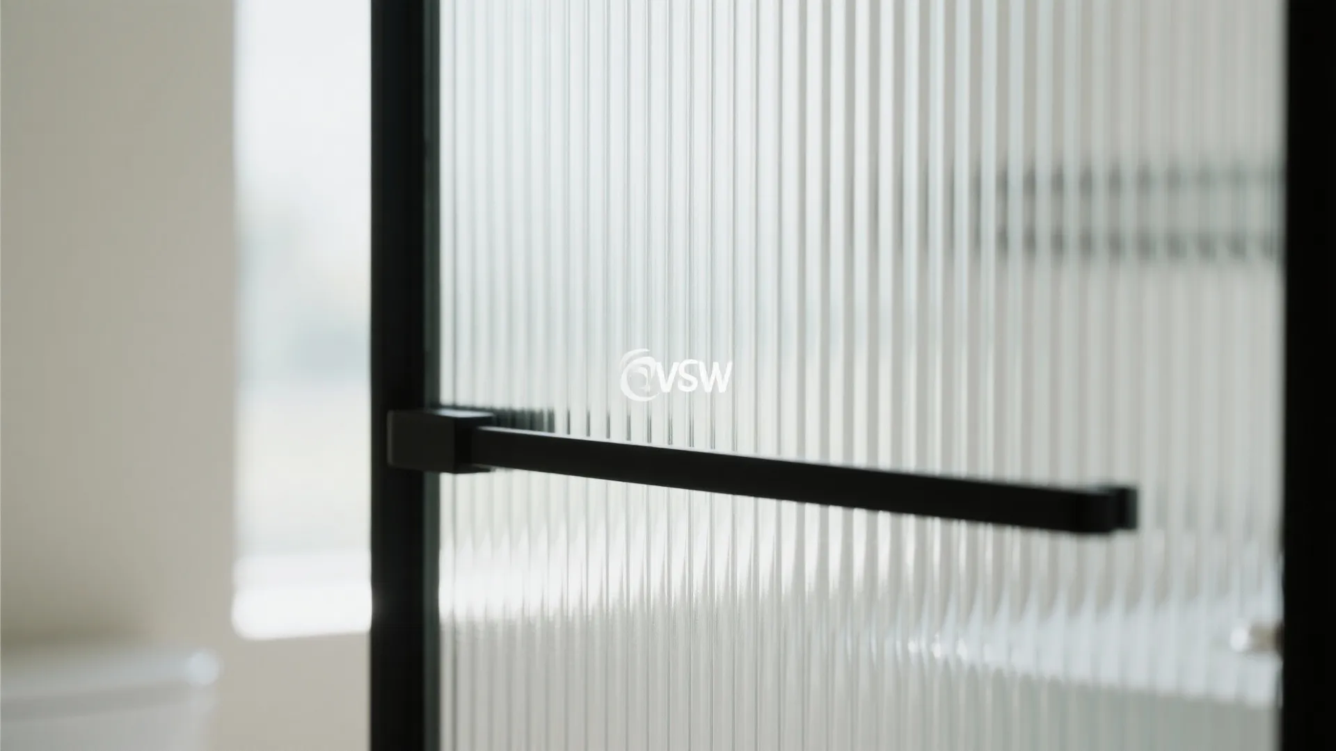 Reeded or Frosted Glass for Soft Privacy