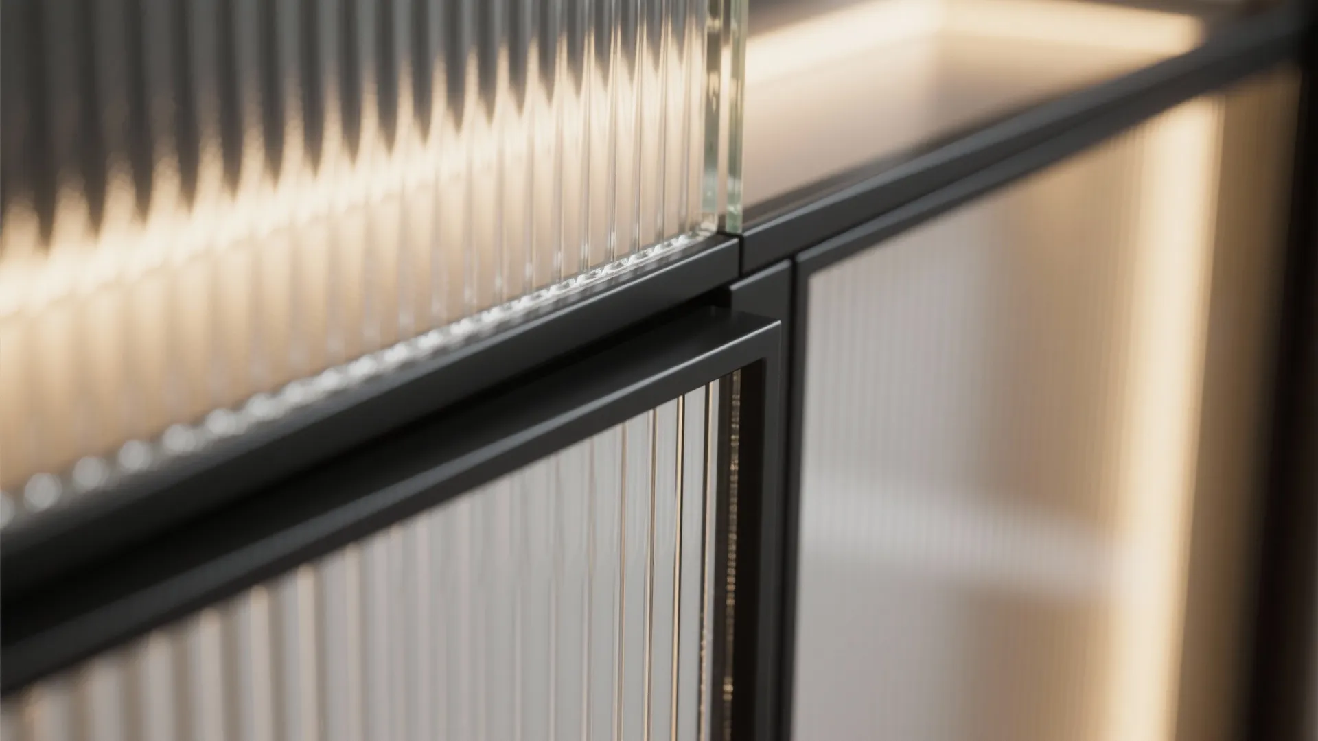 Glass-Front Display with Ambient Backlighting