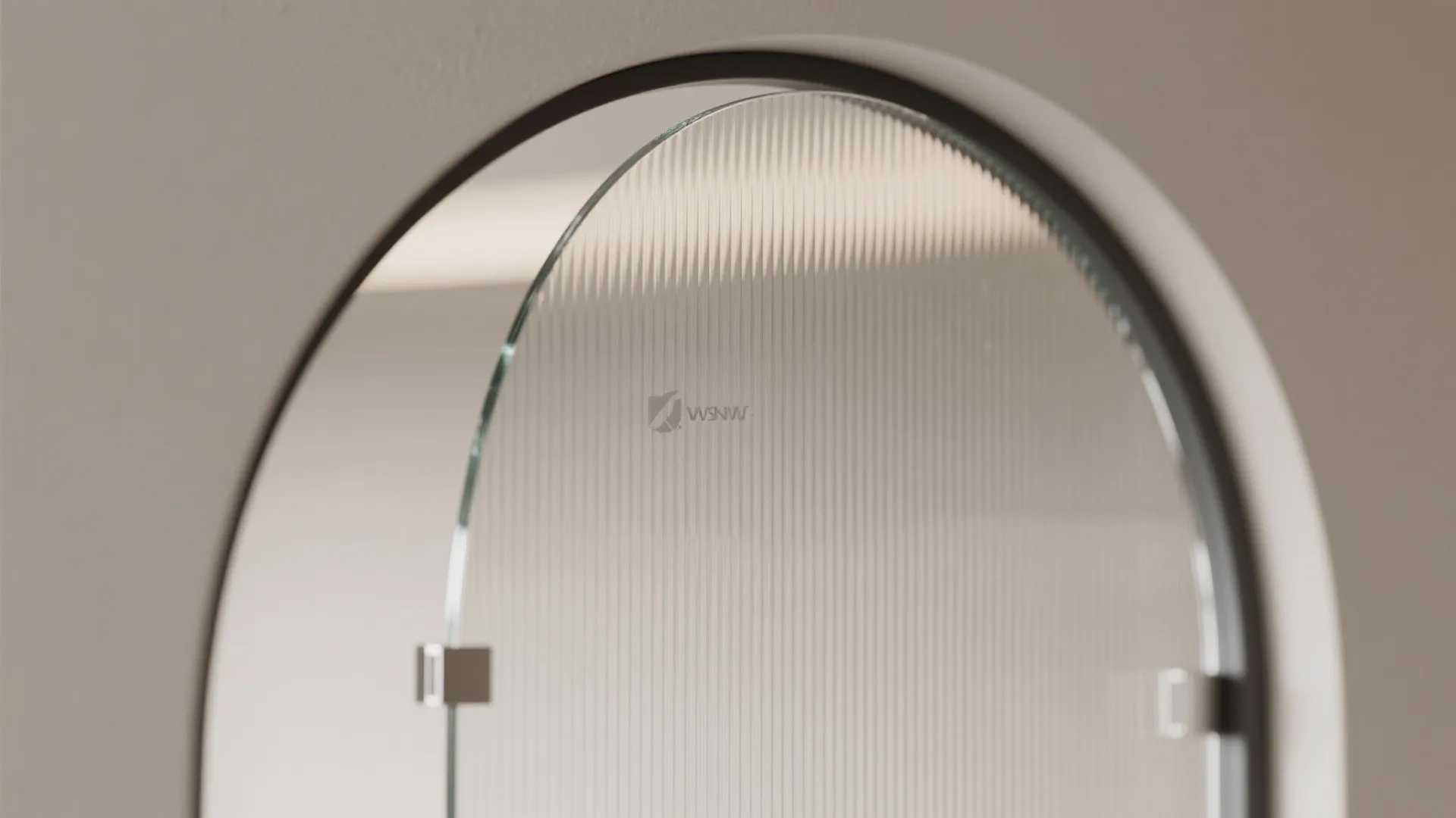 Frameless Glass Arch Portal