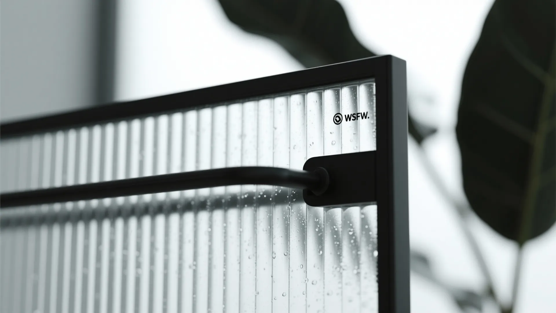 Frosted or Reeded Glass Panels for Light-Filled Privacy