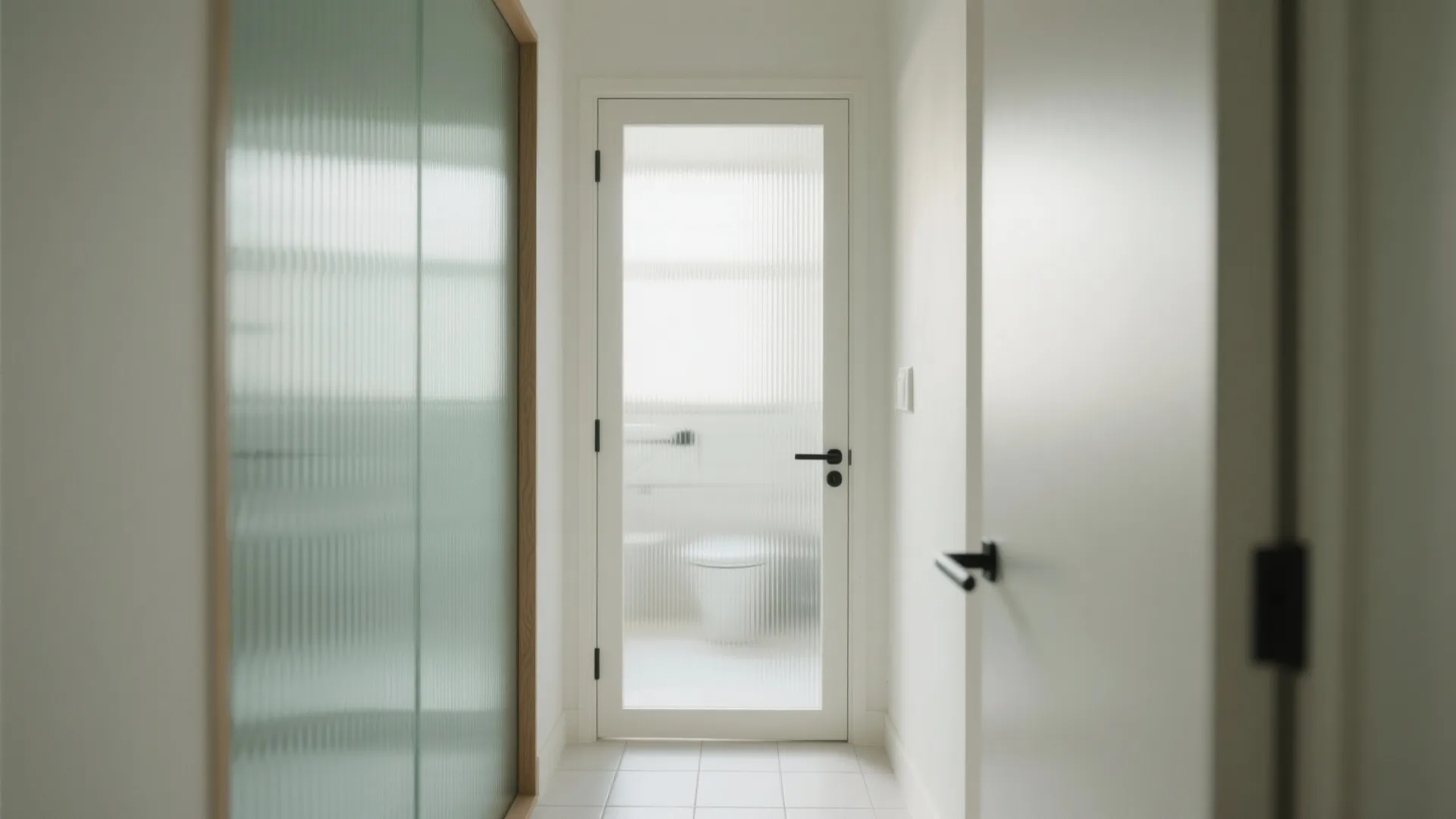 Frosted or Reeded Glass for Light + Privacy