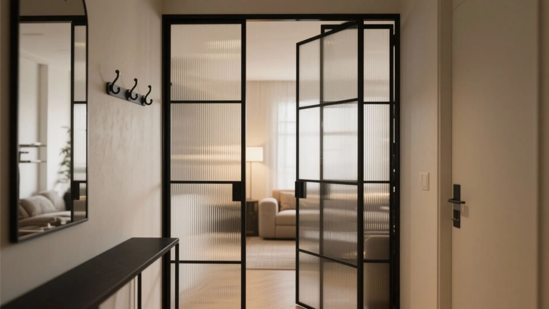 Glass and metal grids for modern transparency