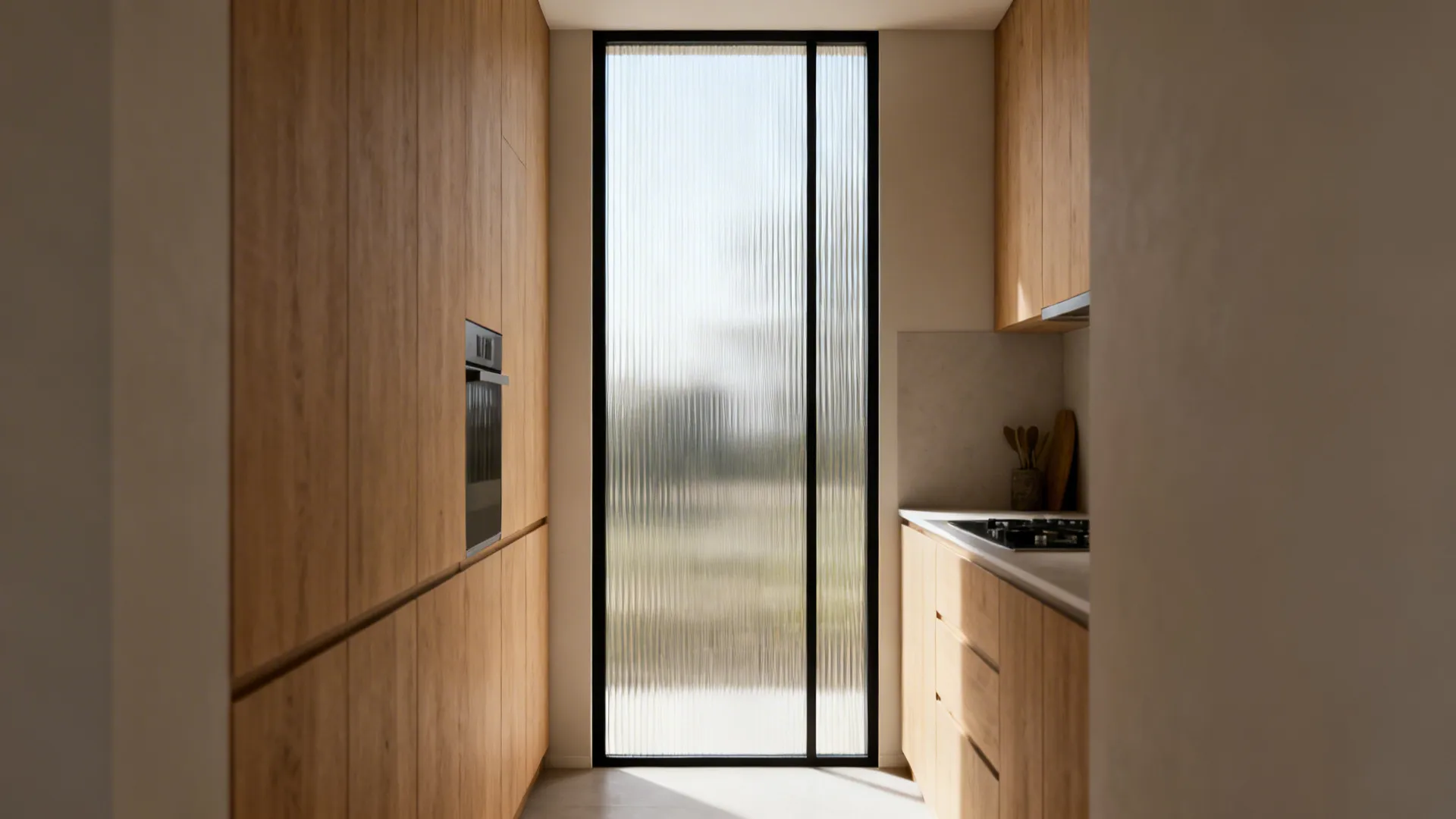 Textured Glass (Reeded, Fluted, or Ribbed)