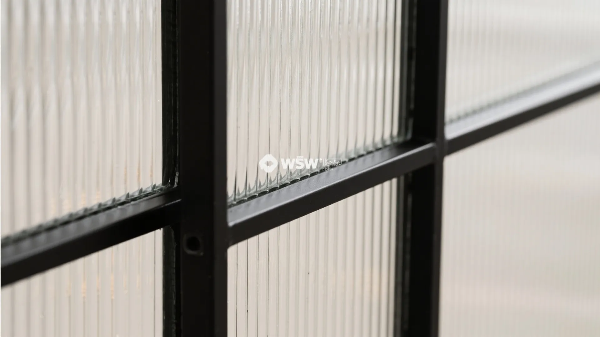 2) Glass partition + pocket doors for light without noise