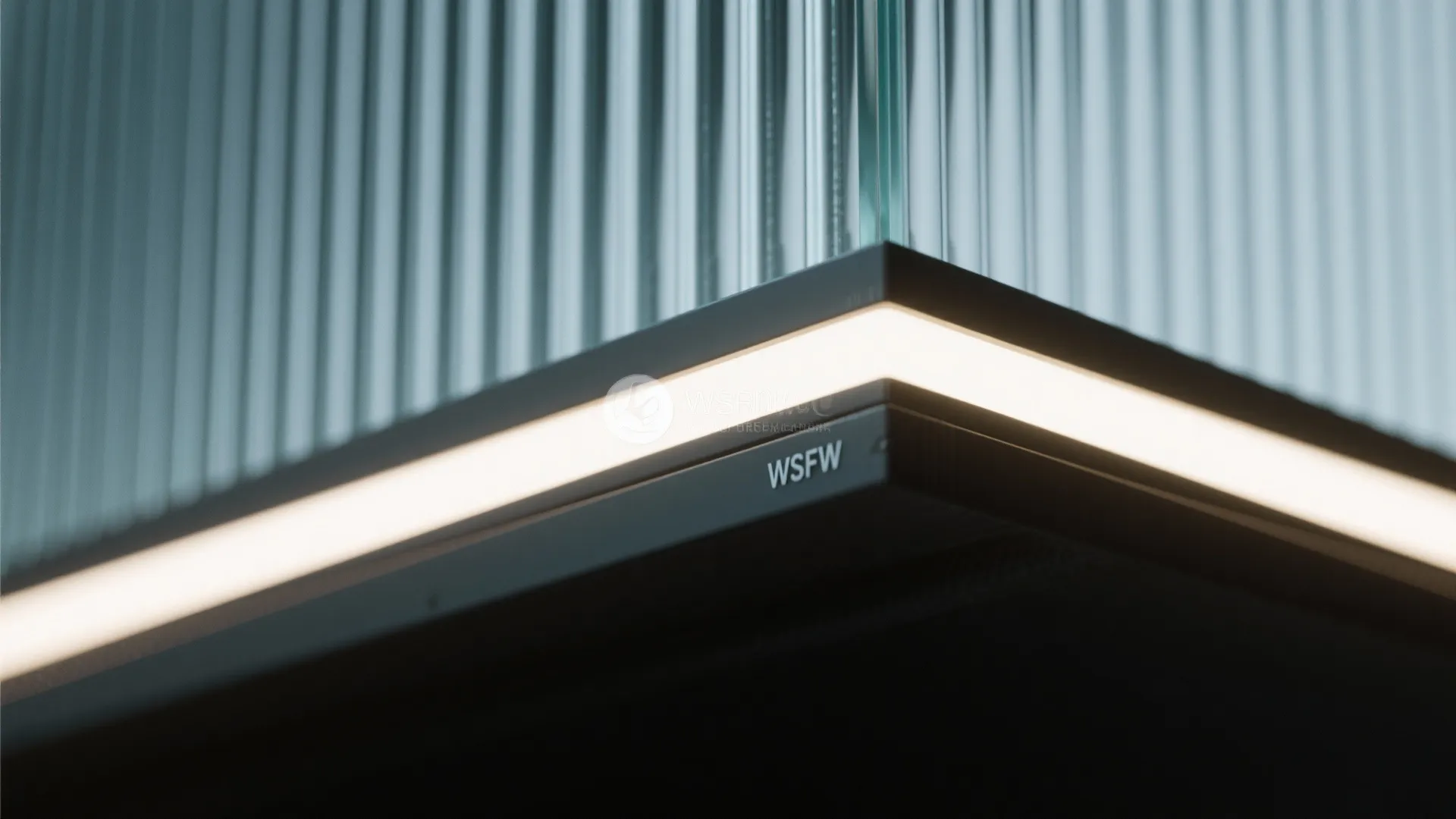 Glass Backsplash Wall for Light and Flow