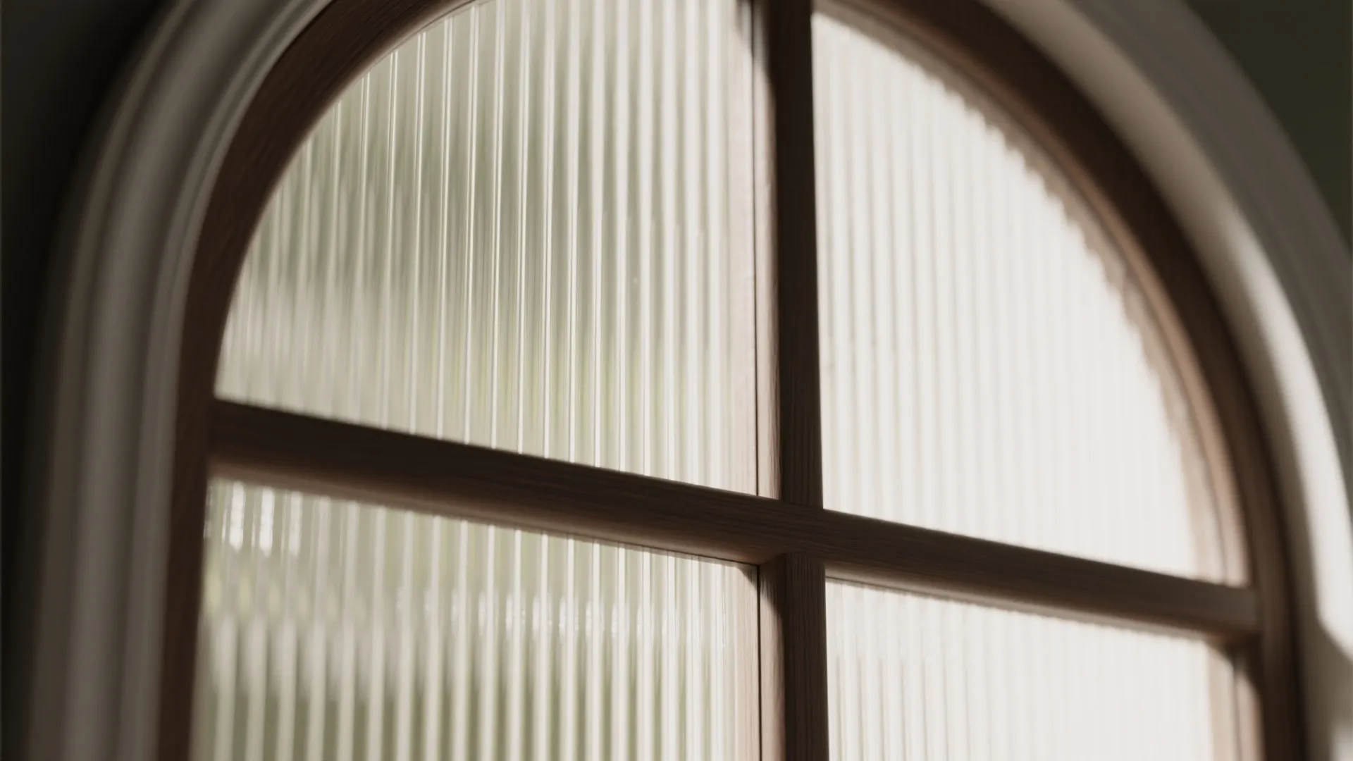 Glass-Backed Arch Portal for Light Sharing