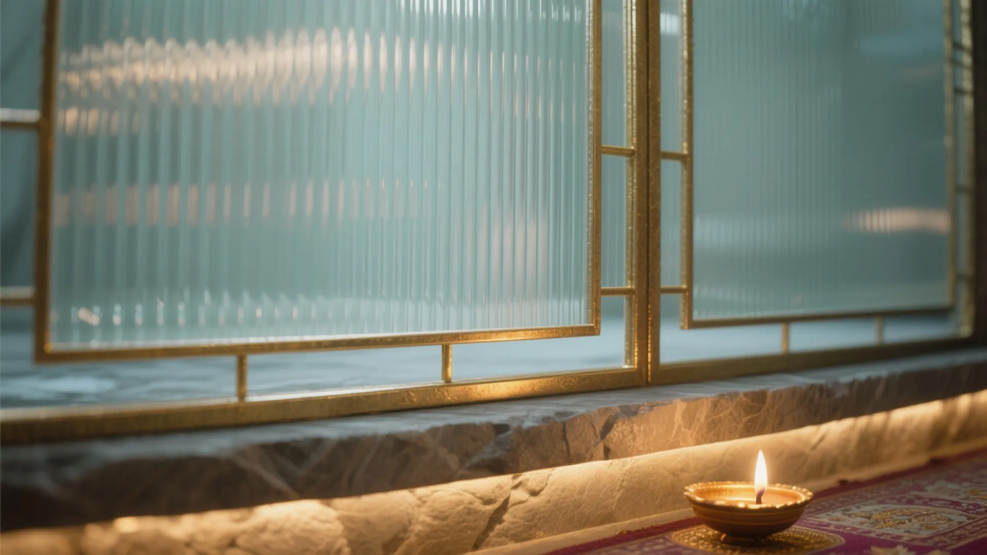 Glass Partition Serenity Corner