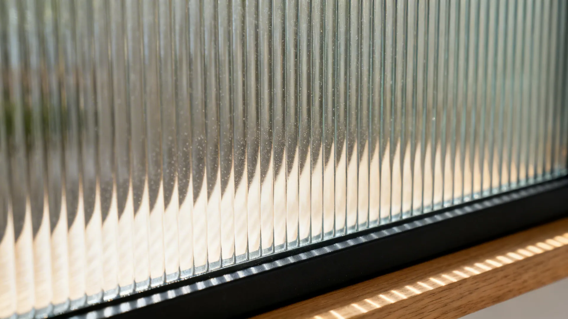 Textured Glass (Reeded, Fluted, or Ribbed)