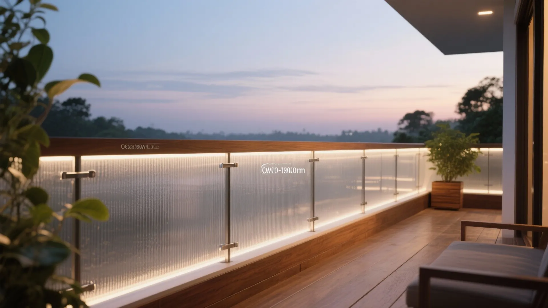 Privacy-Forward Textured, Reeded, or Patterned Glass