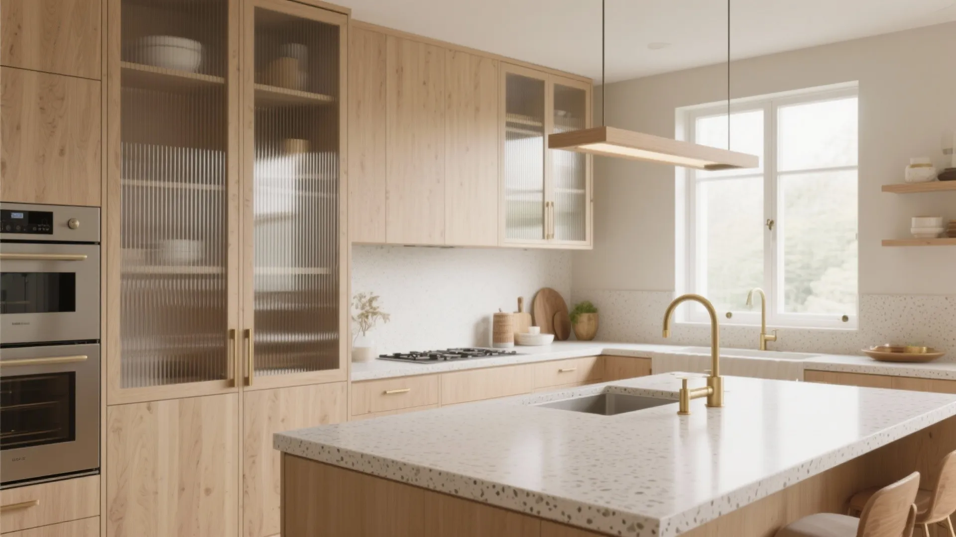 Ribbed and Reeded Glass for Texture and Depth