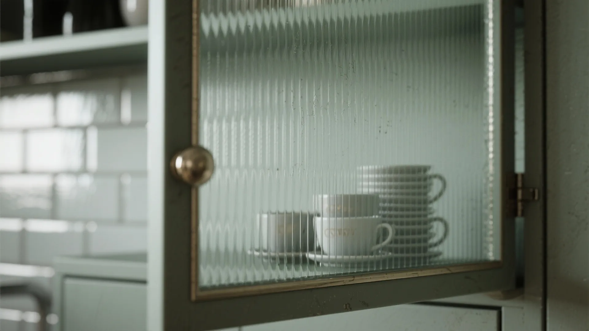 2. Steal Light with Glass, Open Shelving, and Reflective Finishes