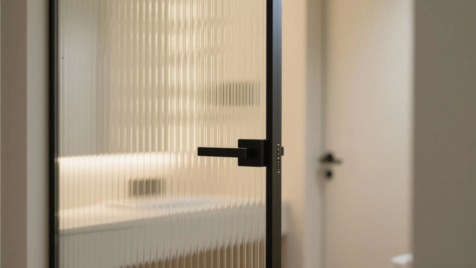 Ribbed, Fluted, or Reeded Glass for Privacy without Heaviness
