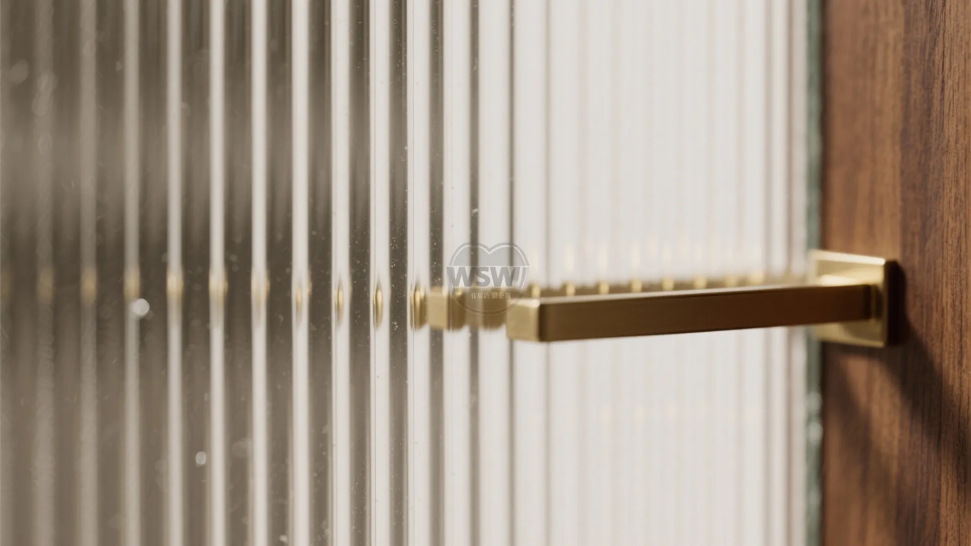 Reeded (Fluted) Glass Sliding Doors