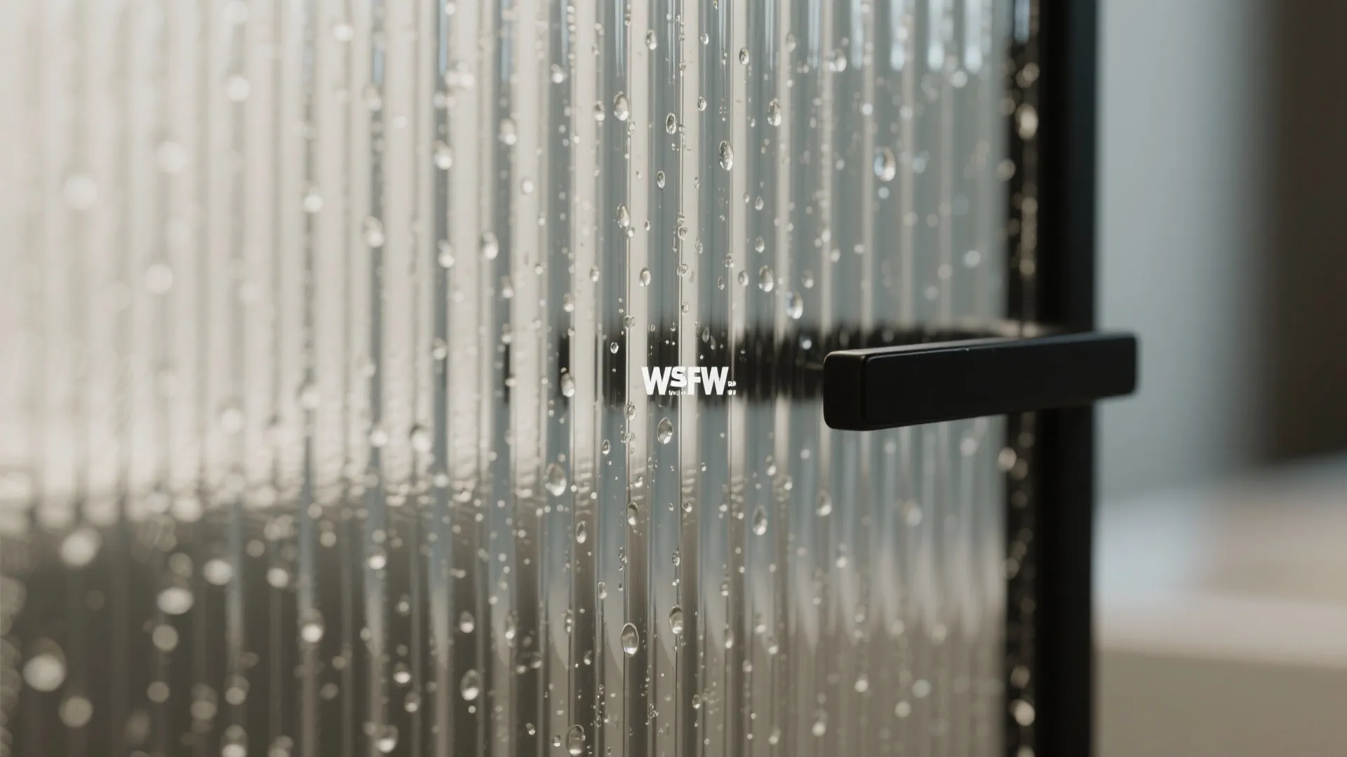 Textured or Reeded Glass to Add Depth