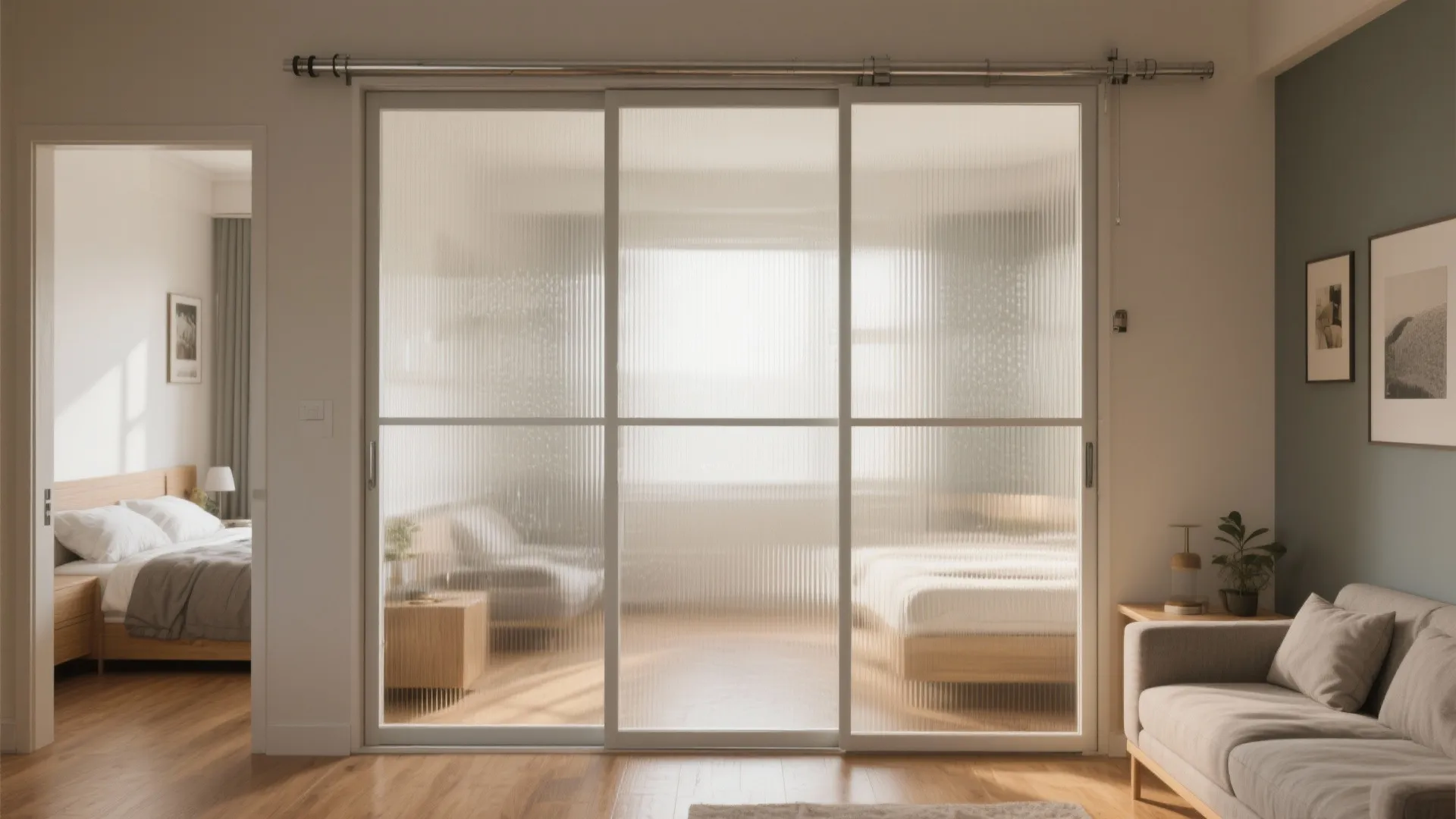 Sliding Partitions to Shape Two Rooms from One