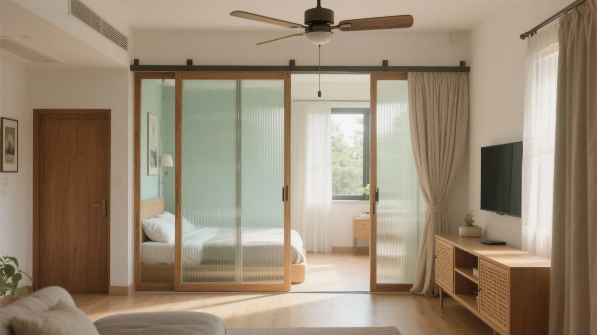 Sliding Partitions for Privacy Without Walls