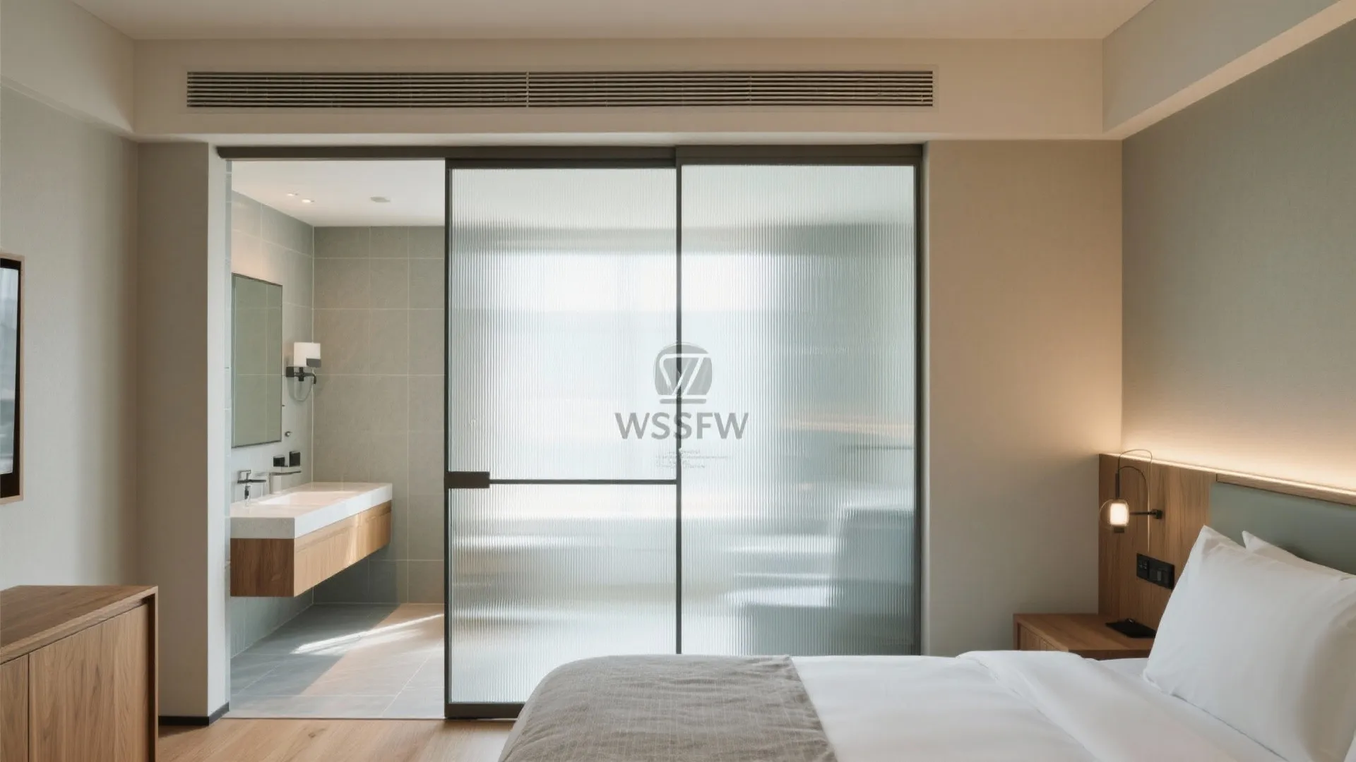 Glass Partition to Borrow Light (Privacy Intact)