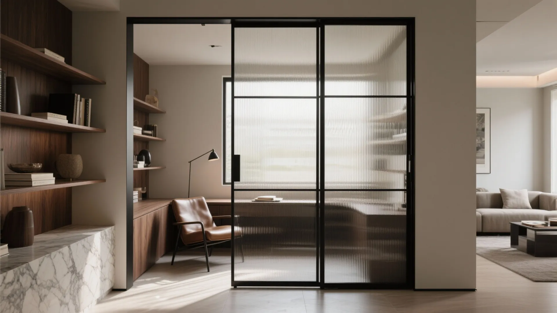 Glass and Metal: Airy Separation Without the Bulk