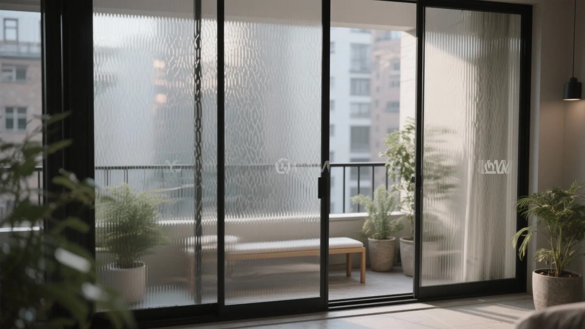 Frosted or Reeded Glass for Privacy