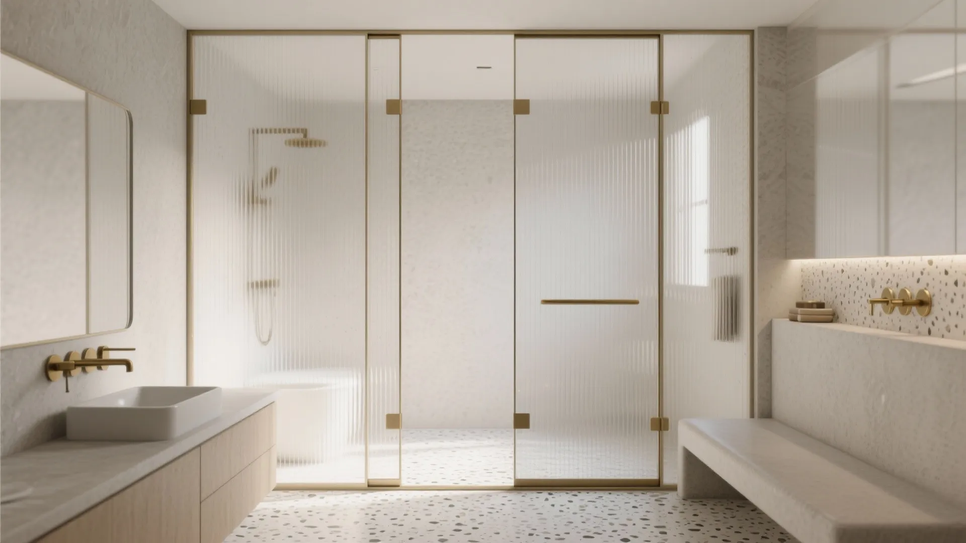 Frosted, Etched, or Reeded Glass for Privacy