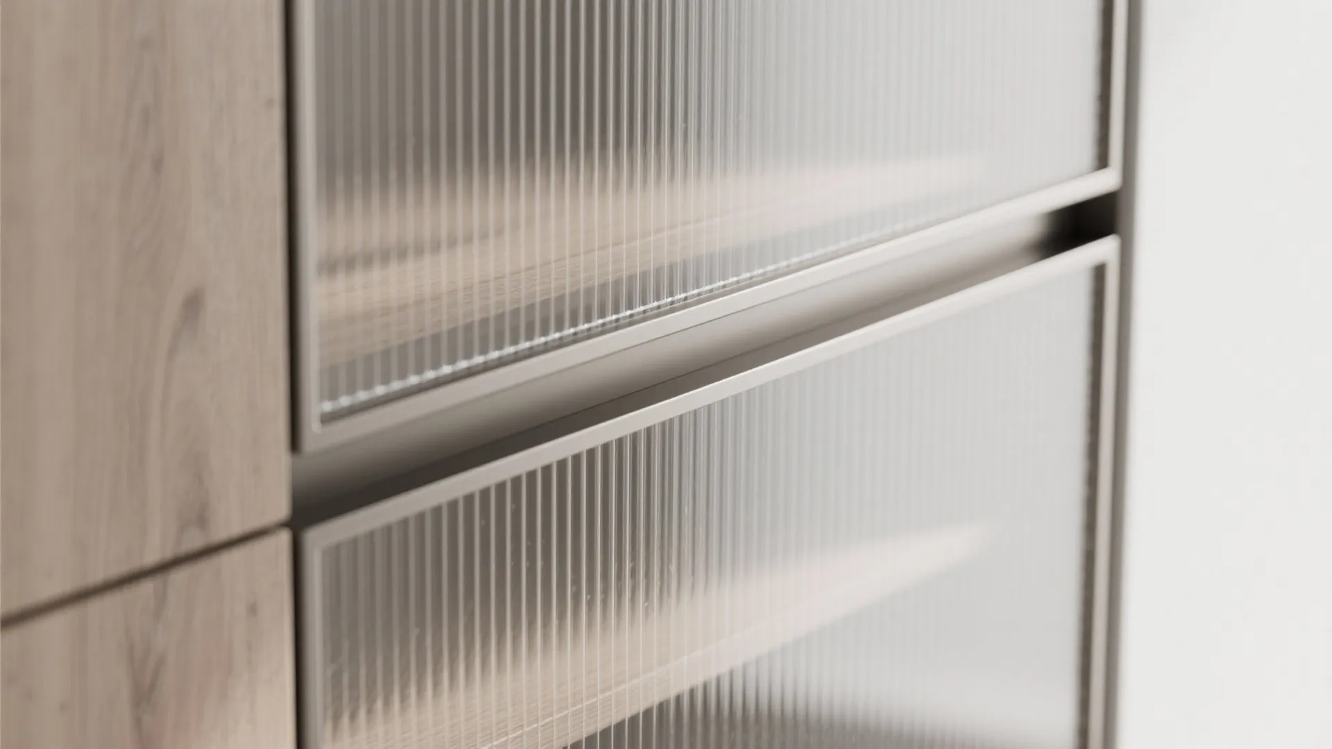 Minimalist storage for a calm living–dining