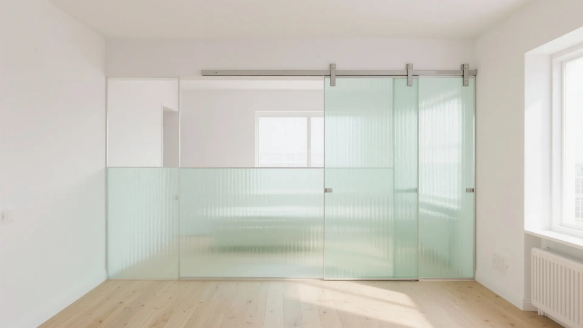 Idea 3: Reeded Acrylic Screens for Soft Zoning