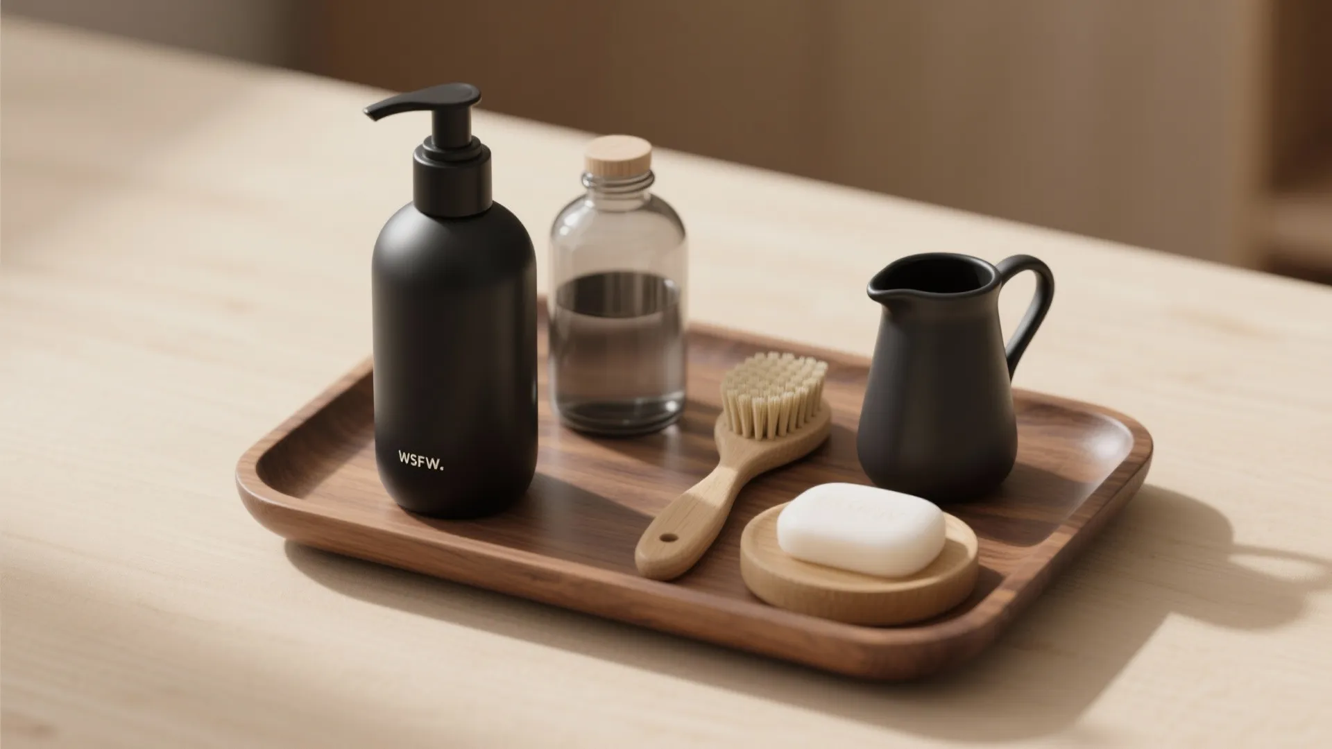 3. Refillable Bottle with Pump (Matte Black)