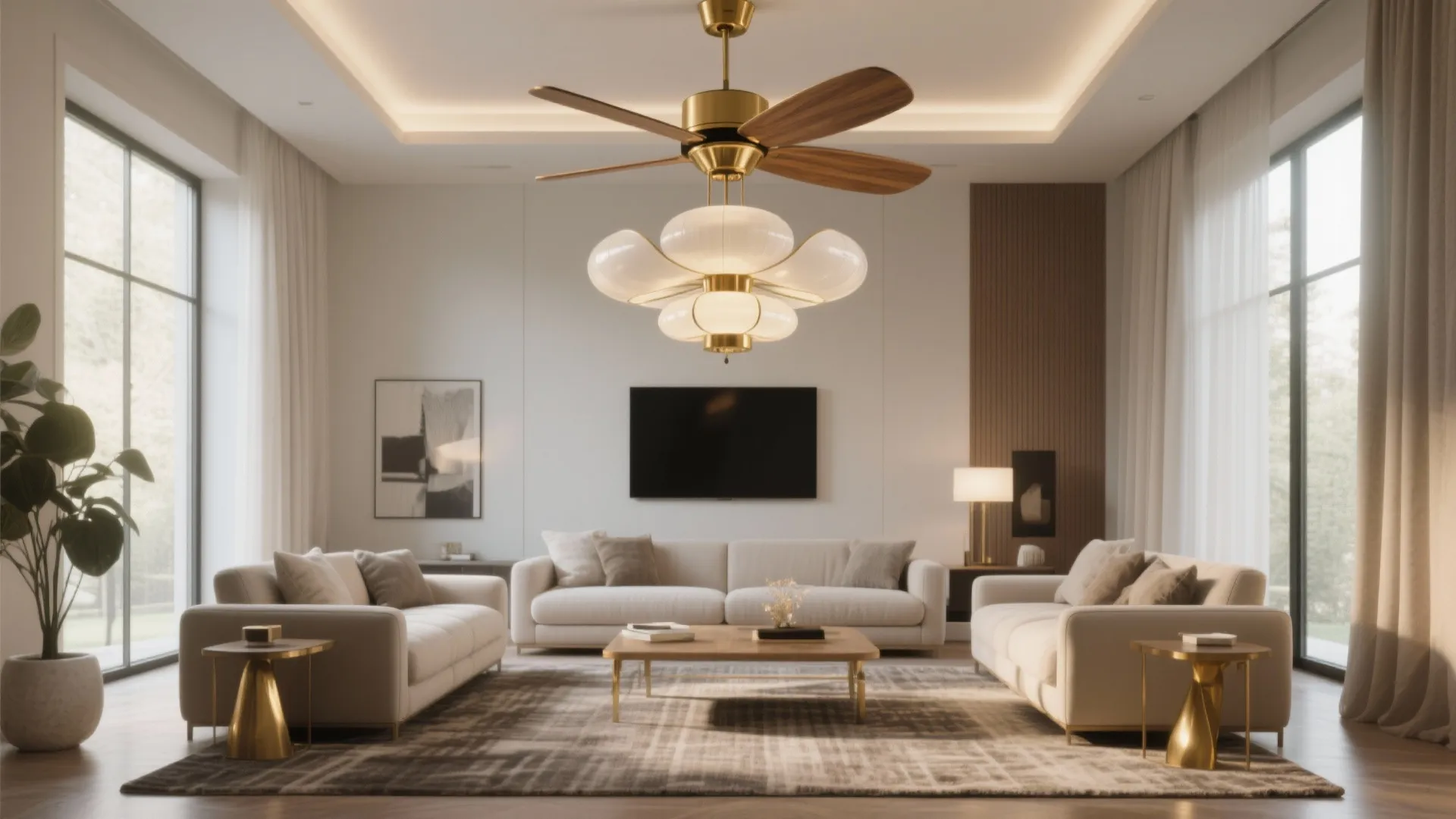 Living Room Chandelier with Fan: Stylish Comfort for Modern Homes: 1 Minute to Find the Perfect Fan Chandelier for Your Living Room
