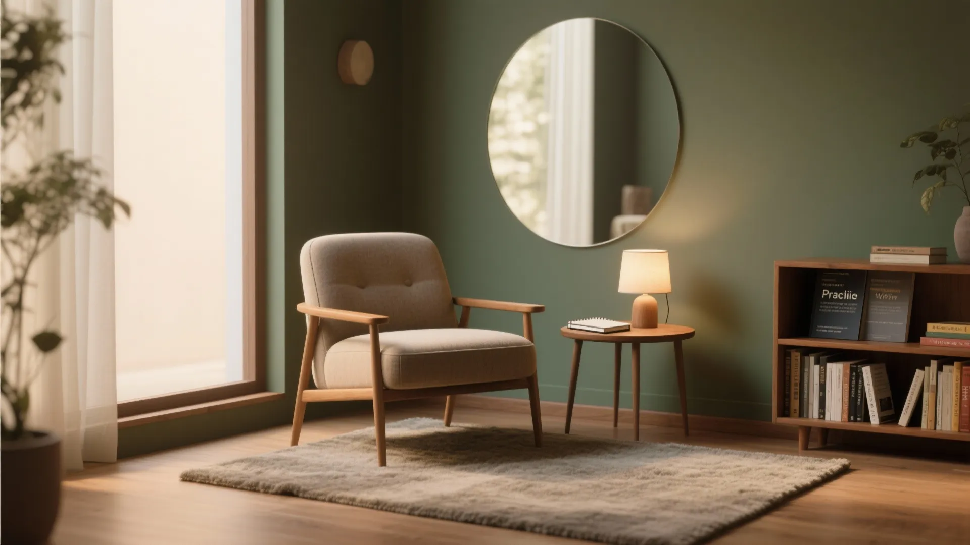 4. A calm reflection corner