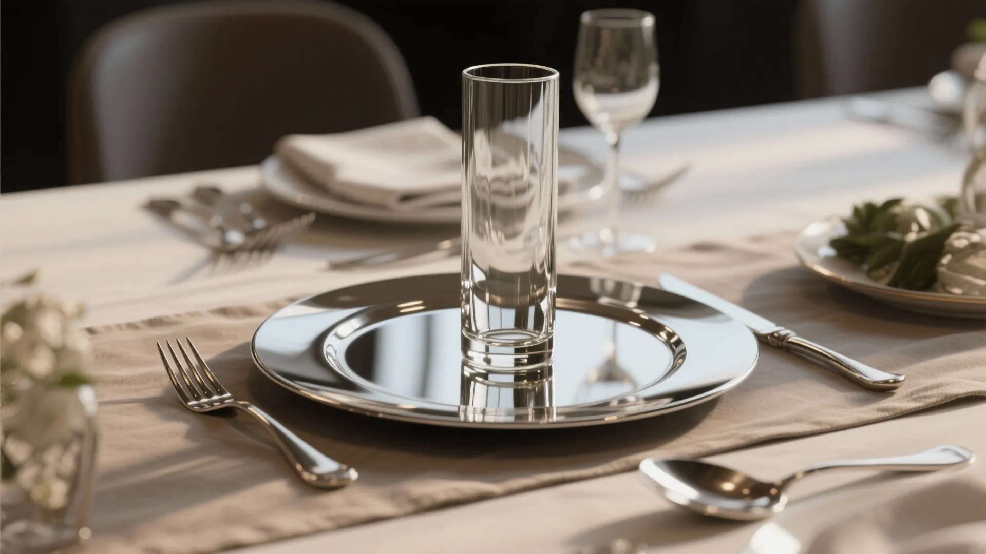 Glass and Reflective Accents for Openness