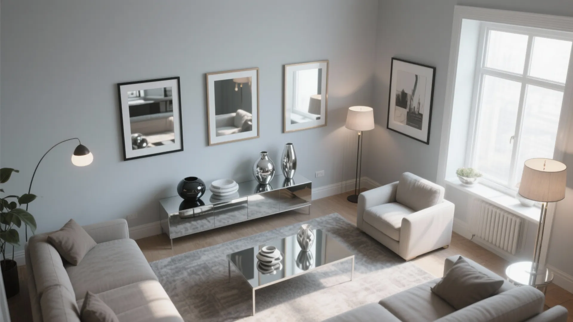 3. Pair with high-reflectance accents for light bounce