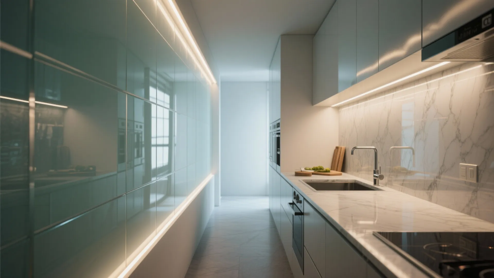 H2: Reflective Surfaces and Decorative Backlighting