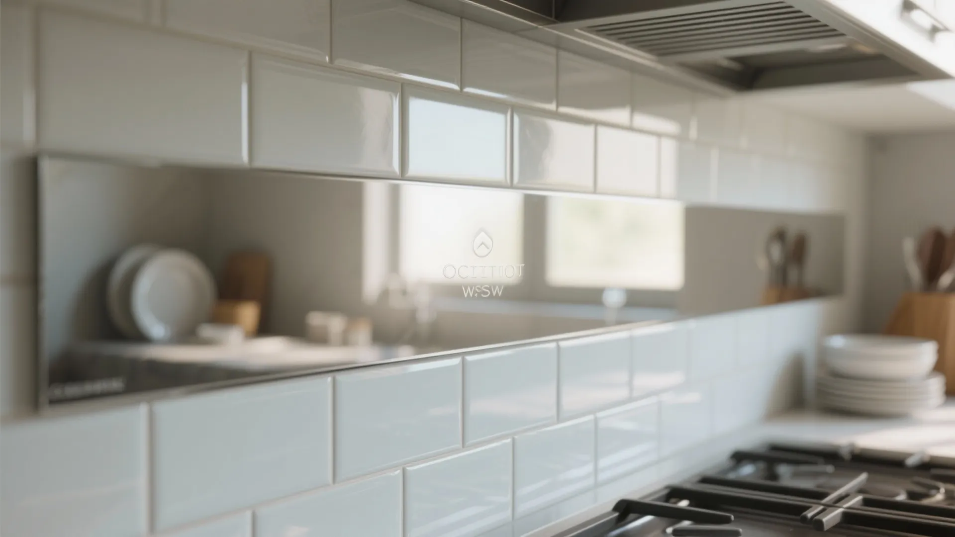 3. Light-reflecting tiles and mirrored accents