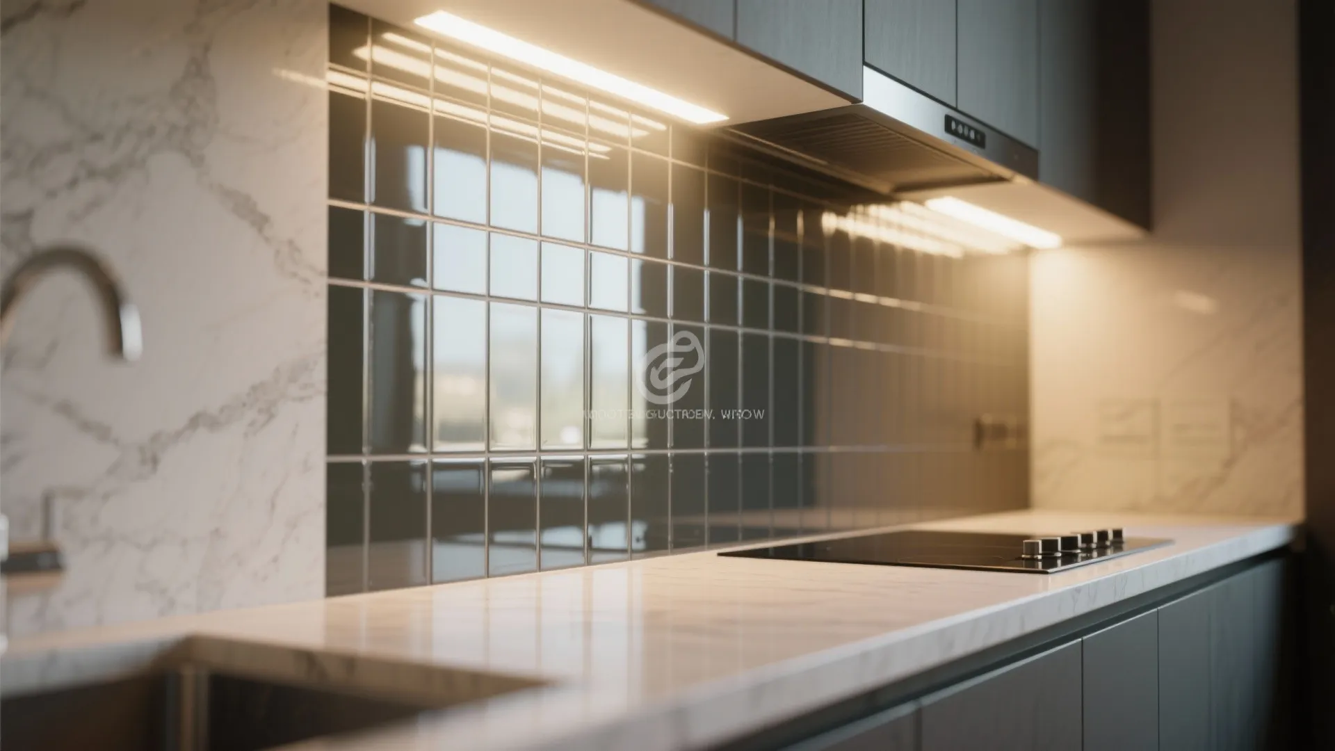 4. Light, Reflective Finishes and Strategic Lighting