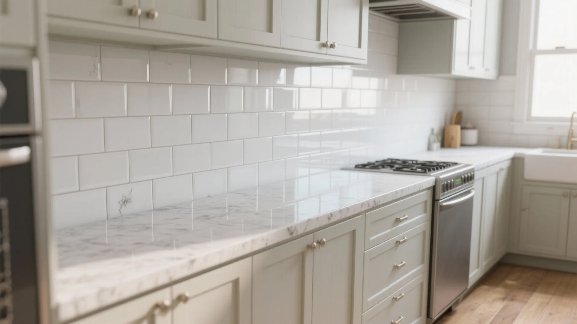 4. Light, reflective surfaces and consistent finishes