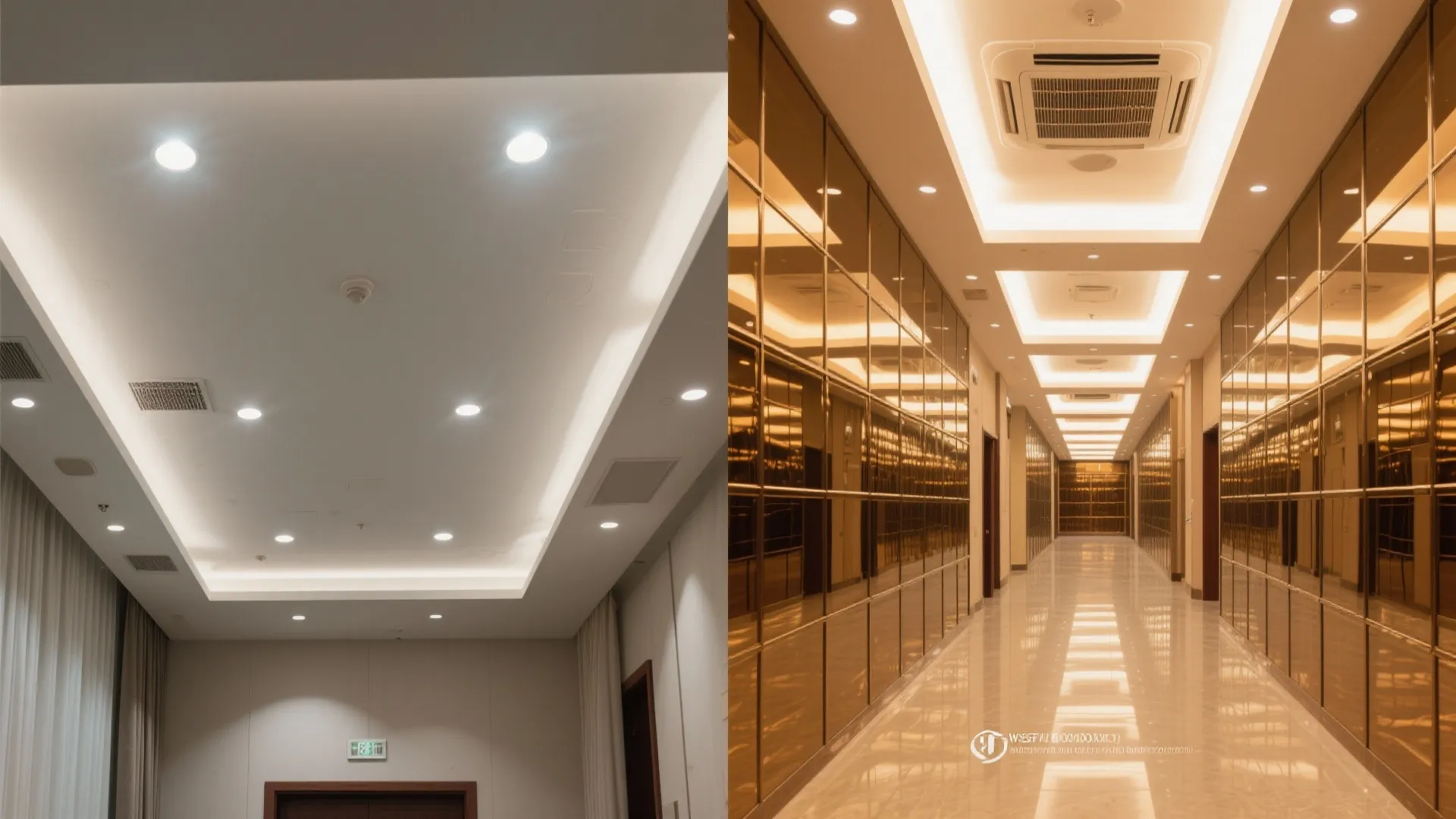 Reflective Ceilings: Mirror, High-Gloss Lacquer, or Polished Metal