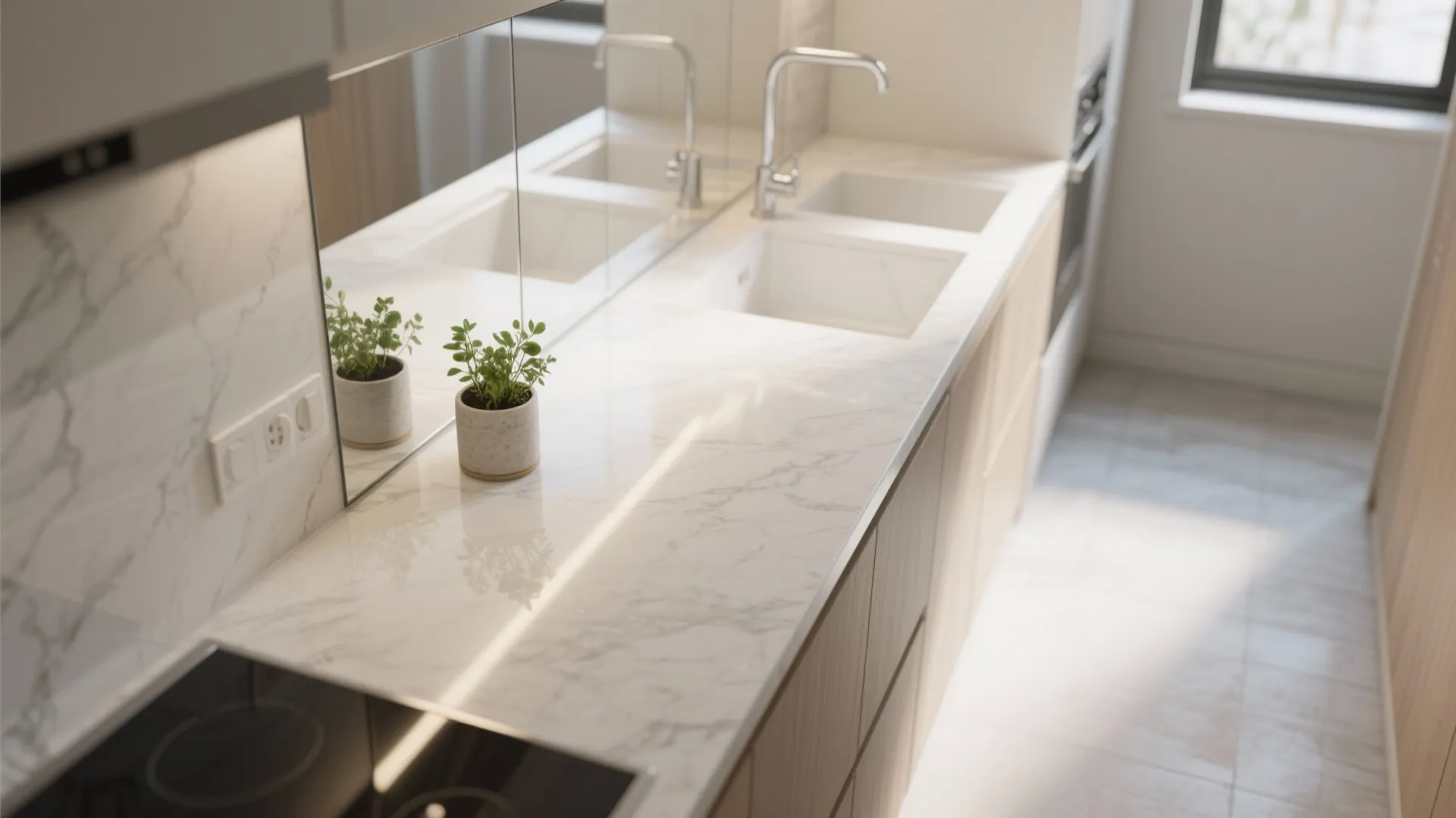 3. Maximize light with reflective surfaces