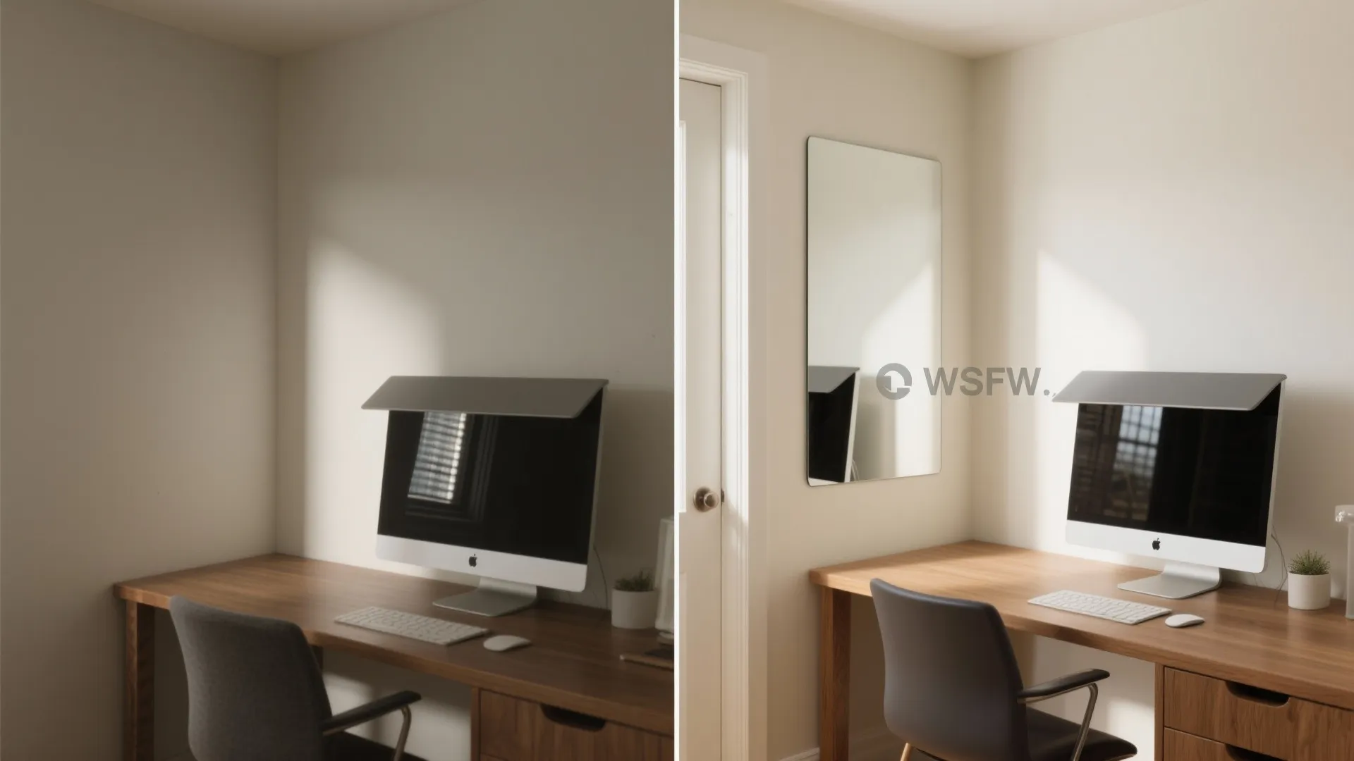 Reflective depth without reflections on your screen