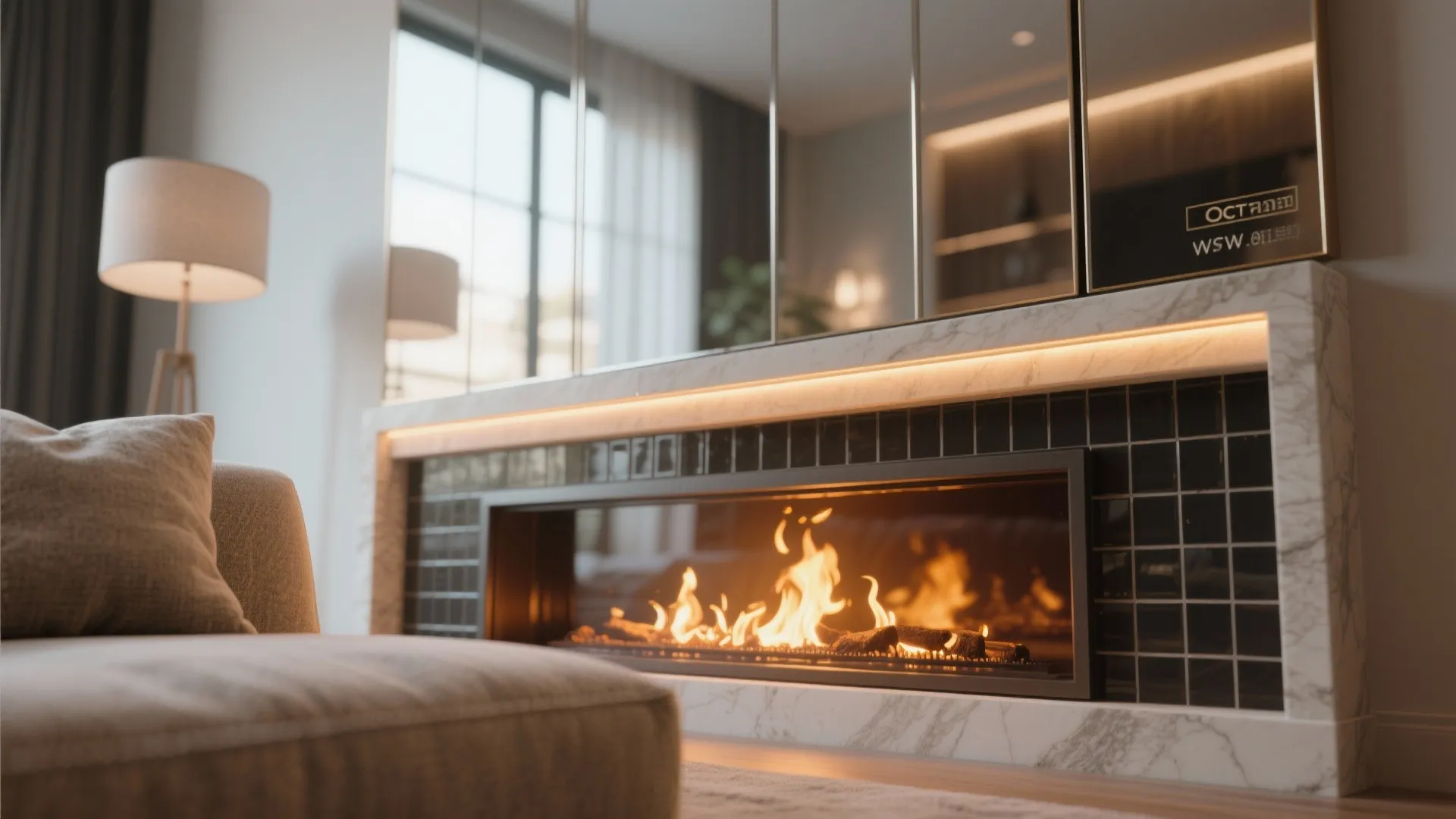 3. Reflective surfaces and layered lighting