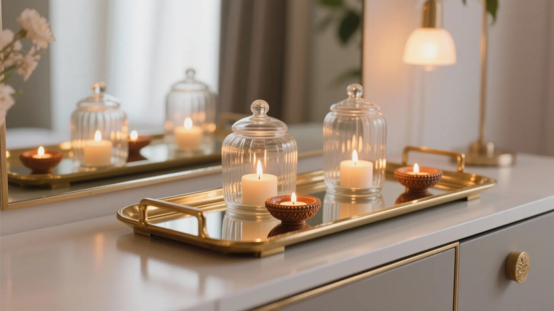 Reflective Surfaces and Fire-safe Diyas