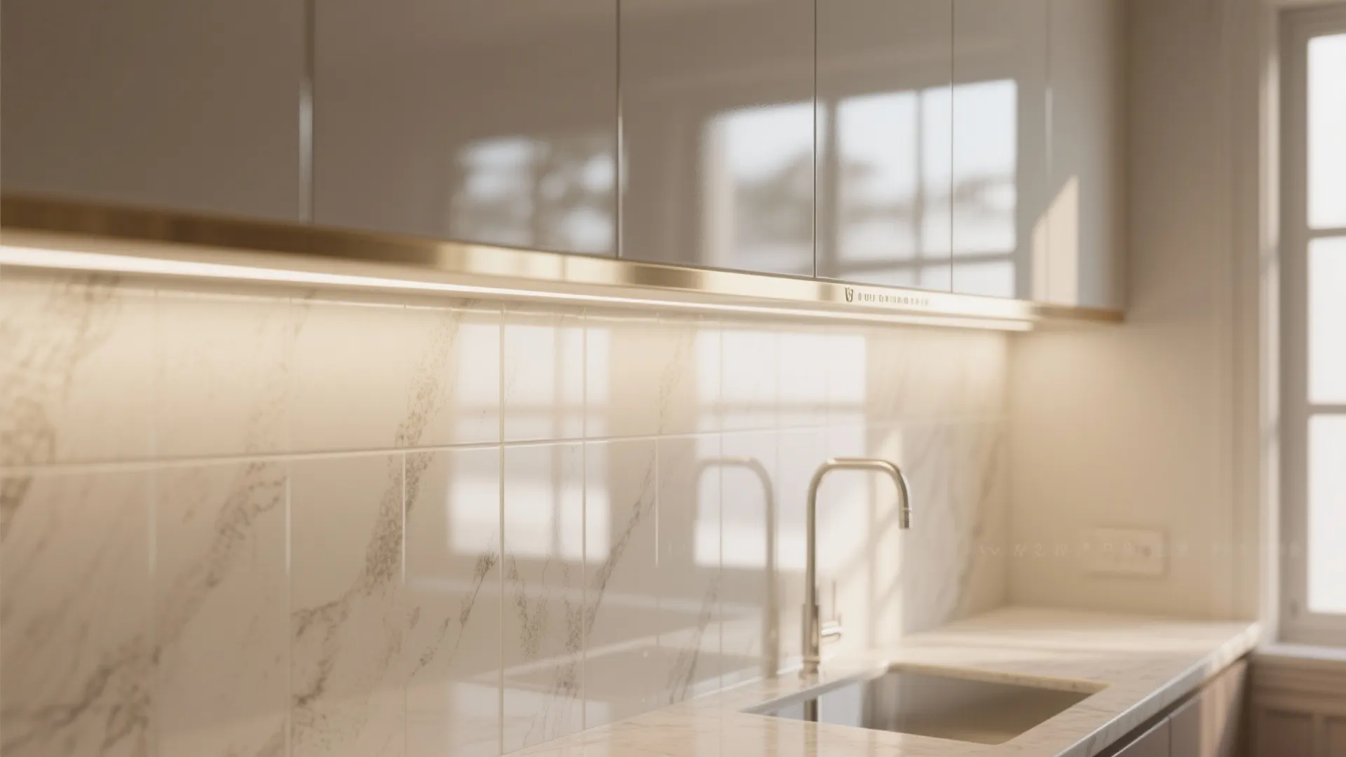 5. Light, reflective materials to amplify space