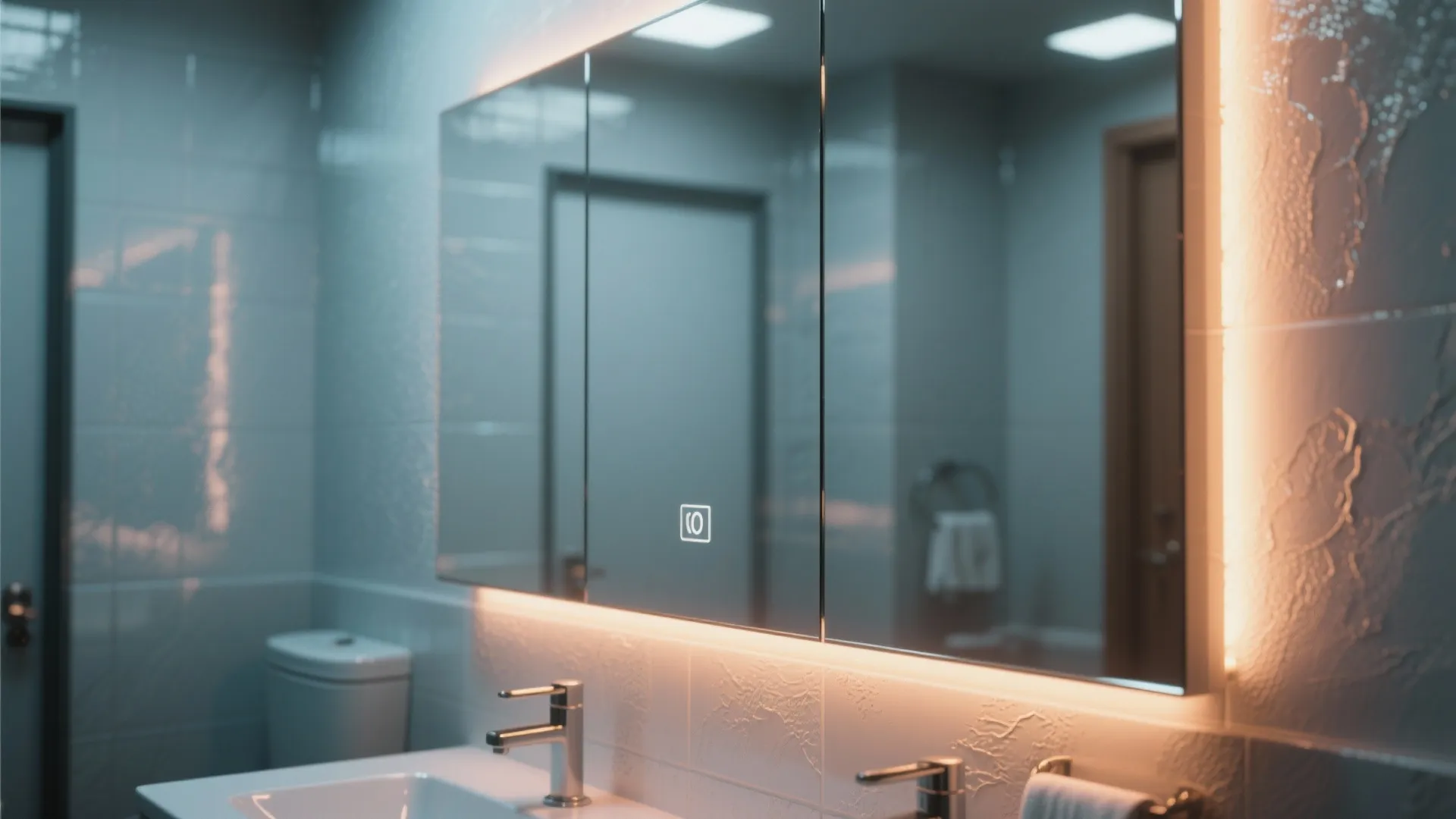 5. Light, reflective finishes and smart lighting
