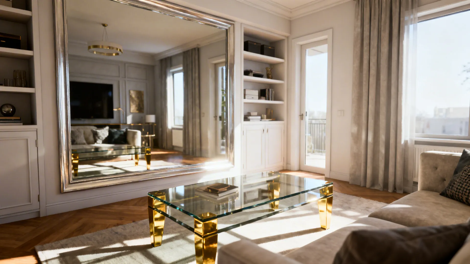 5. Smart Layout and Reflective Surfaces for Light