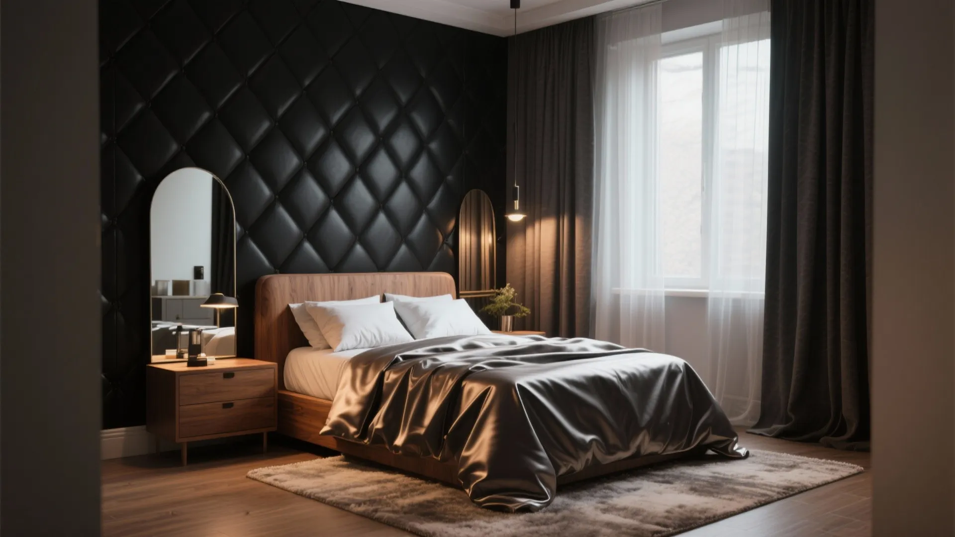 5. Pair with reflective and light textures