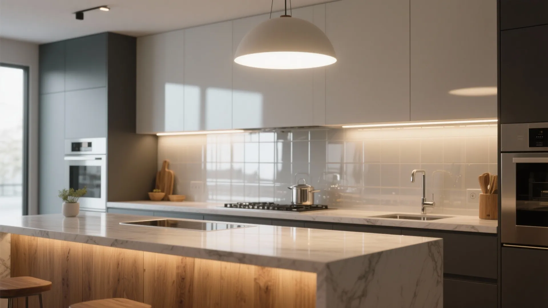 4. Smart Lighting and Reflective Surfaces